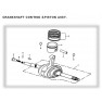  Gio Bikes 250 GT Crank Assy. / Con'Rod Assy. (Diagram #1)